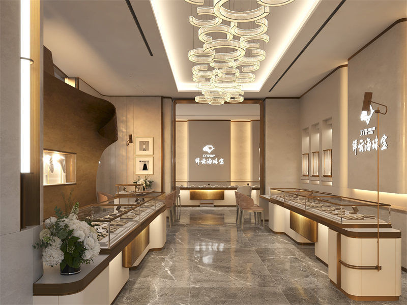 From Facade to VIP Lounge: Inside a Stunning Modern Art Jewelry Store Design