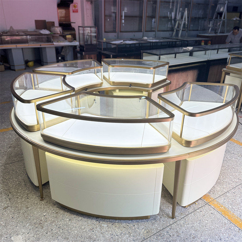 Elevate Your Luxury Jewelry Retail Space with Shangyuan Display’s Glass Showcases for Jewelry