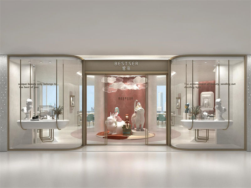 BESTSER Concept Store | Fantasy-Inspired Minimalist Jewelry Store Interior Design