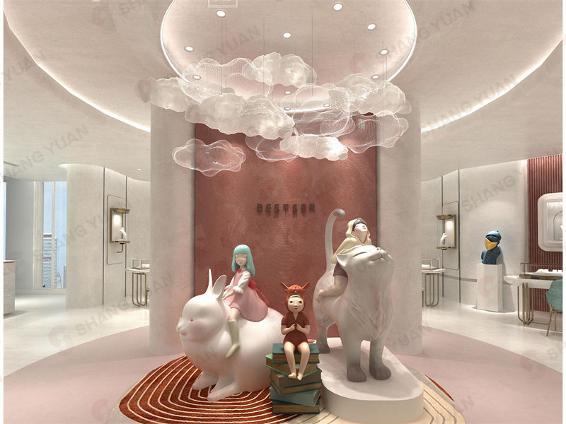 BESTSER Concept Store | Fantasy-Inspired Minimalist Jewelry Store Interior Design