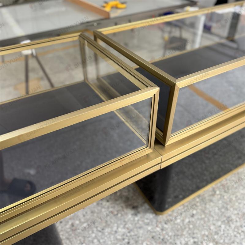 Countertop Jewelry Display Cases: Metal-Top Elegance for Your Gems