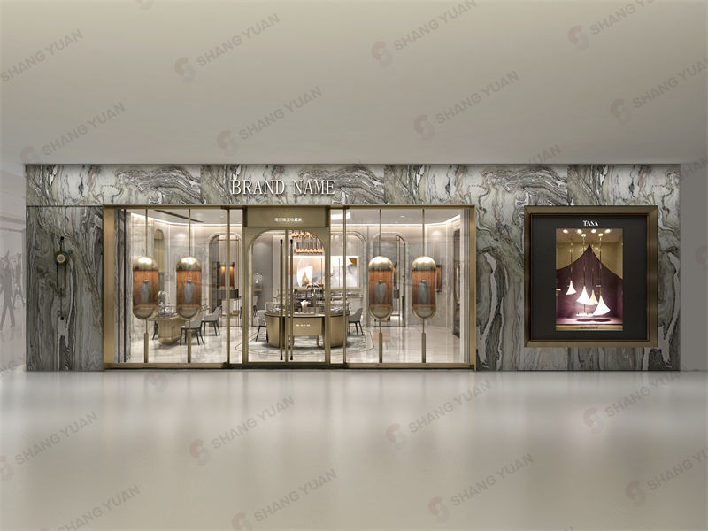 Step Inside This 220㎡ Luxury Jewelry Store Interior Design