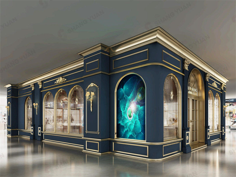 Luxury Vintage Jewelry Showroom Design and Fixting
