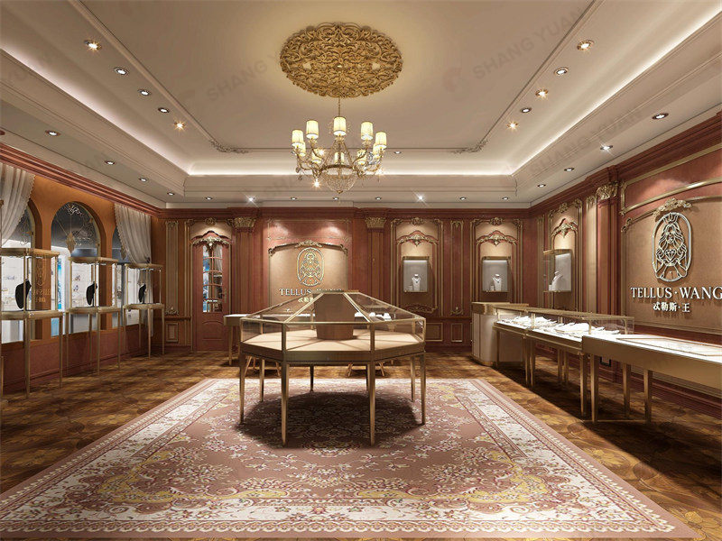 Luxury Vintage Jewelry Showroom Design and Fixting