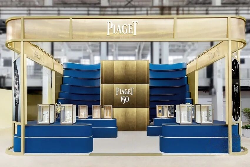Piaget Sets New Standard: The Ultimate Luxury Watch Display in a Custom Mall Jewelry Kiosk Design