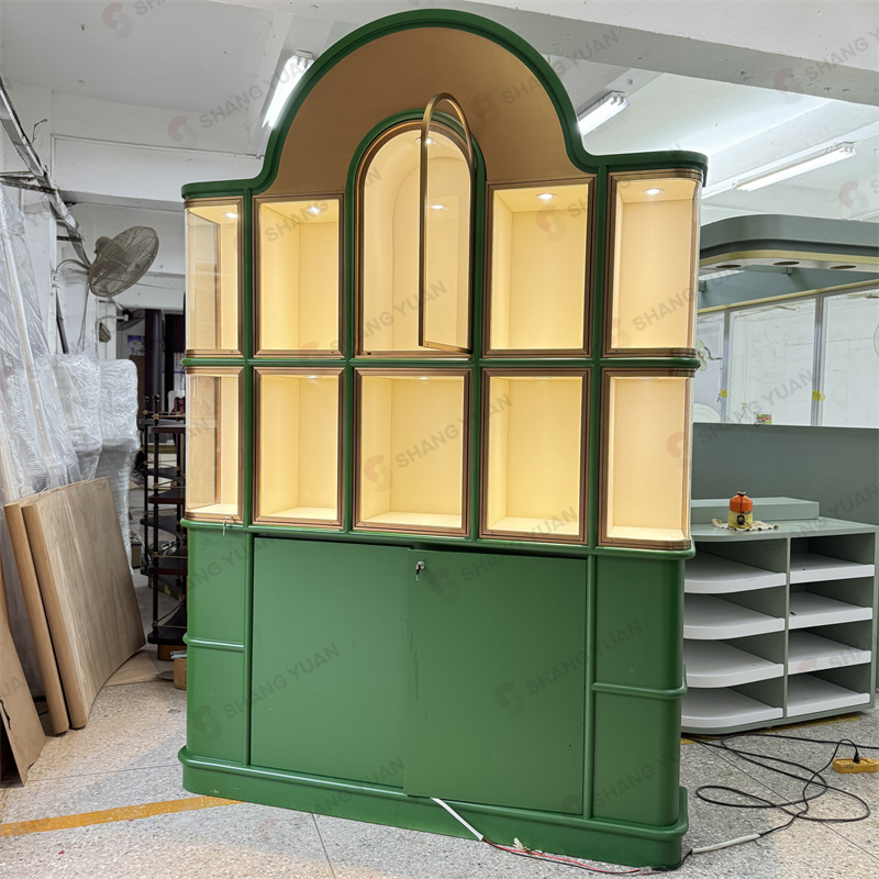 Luxury Arched Jewelry Display Furniture for High-End Retail