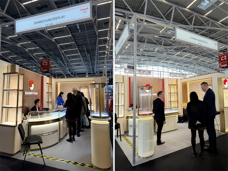 Redefining Luxury Retail: High-end Jewelry Showcase Manufacturer Shangyuan Display Concludes INHORGENTA 2026 with Design &amp; Craftsmanship Excellence